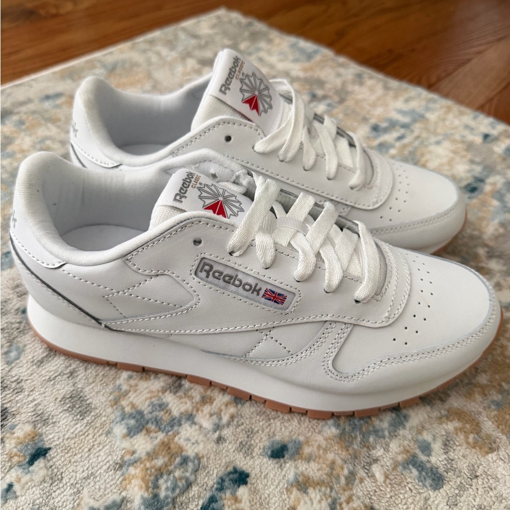 Reebok Classic White Leather Sneakers